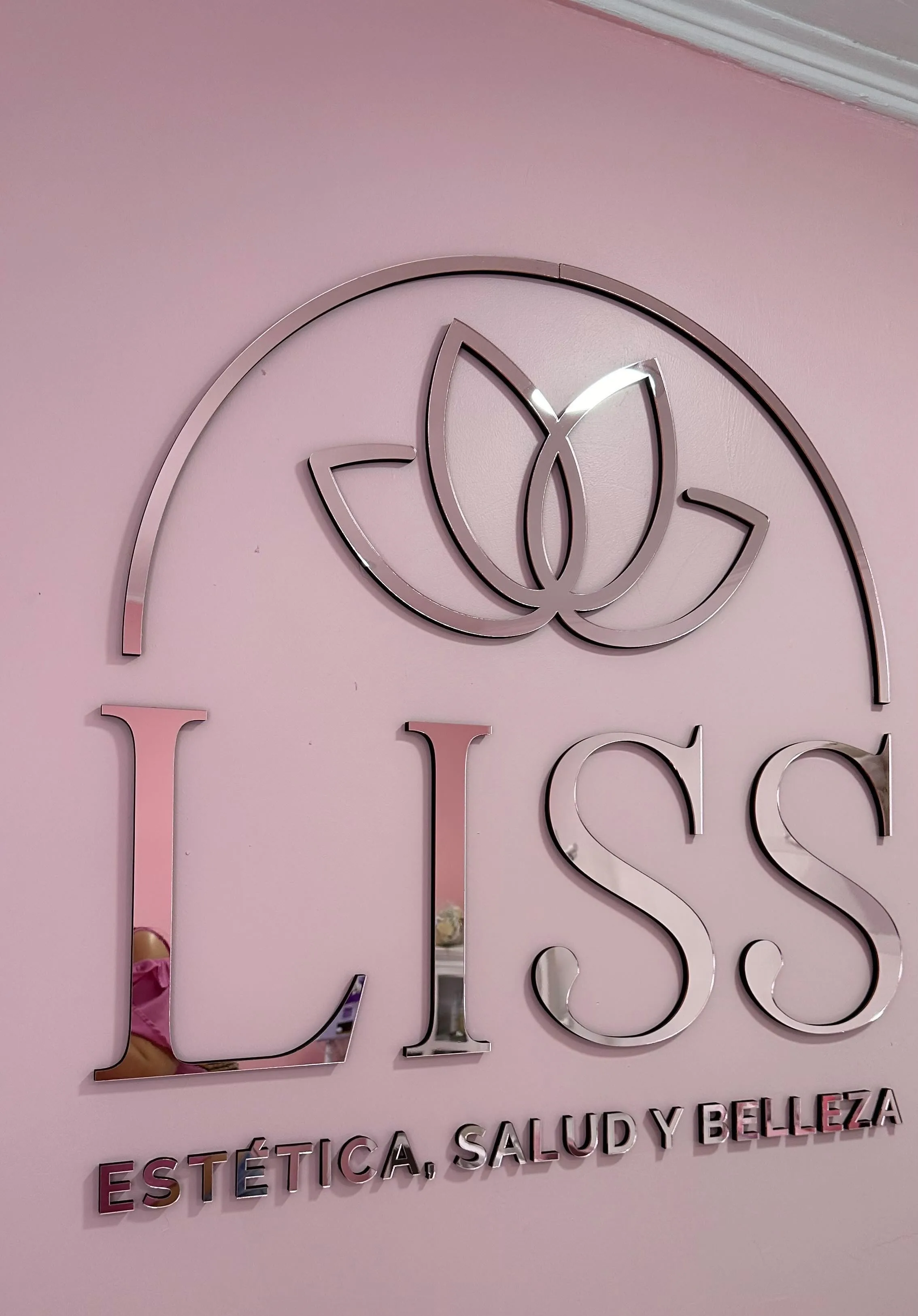 Imagem -05 - Sinal de Estúdio de Salão de Beleza de Escritório Personalizado Logotipo de Negócios 3d Espelho Acrílico Sinal de Logotipo de Negócios Corte a Laser Sinal de Negócios Estético