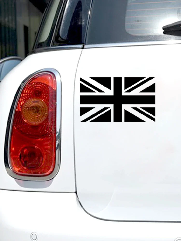 OFK  British Union Jack Flag Vinyl Decoration Car Sticker Decal Black/Silver Fashion Car-styling 16CM*9.5CM