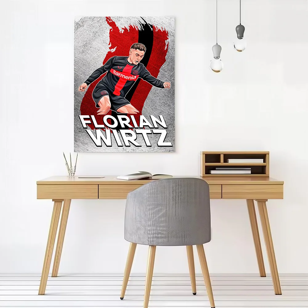 Florian Wirtz Canvas Poster Customizable Printed Canvas Painting Wall Art for Fans Decorative Picture Room Decoration Gaming
