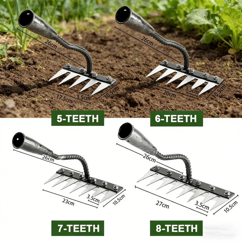 5/6/7/8 Teeth Iron …