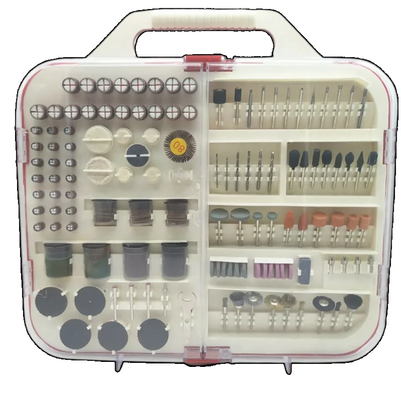 249Pcs Electric Grinder Accessories Set, Packed in Storage Box, Multi-purpose Parts for Grinding