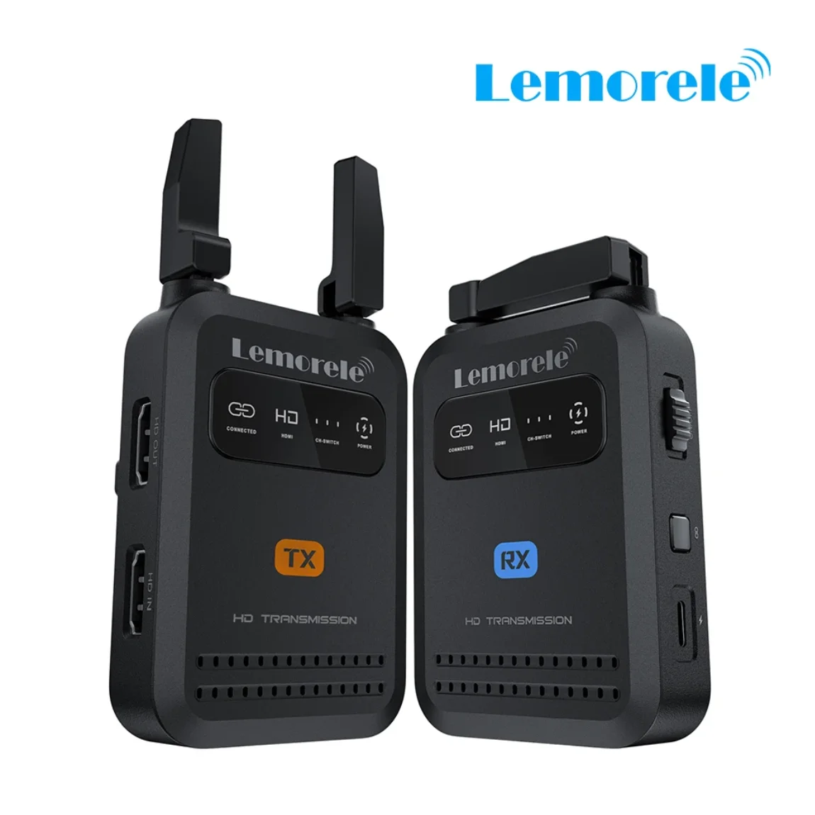 Transmisor y Receptor HDMI Inalámbrico Lemorele de 200m, Transceptor de Video 1080P, Extensor HDMI de Baja Latencia para Fotografía y Transmisión en Vivo