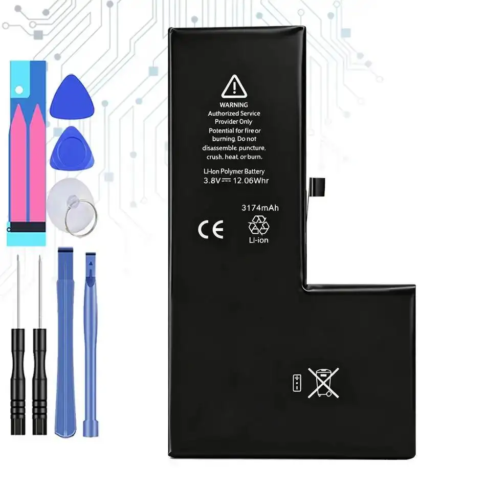 Mobile Phone Battery Premium Replacement 3174mAh Good Low-Temperature Performance For Apple iPhone XS Max
