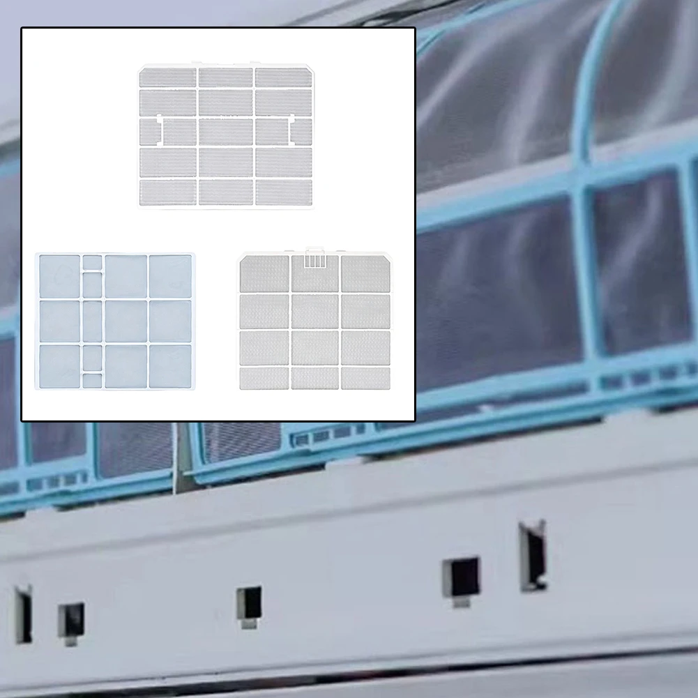 AC Dust Screen Filter Compatible With Kelon Hisense-Huabao Easy Install PVC Air Conditioner Protection Mesh Efficient Filtration