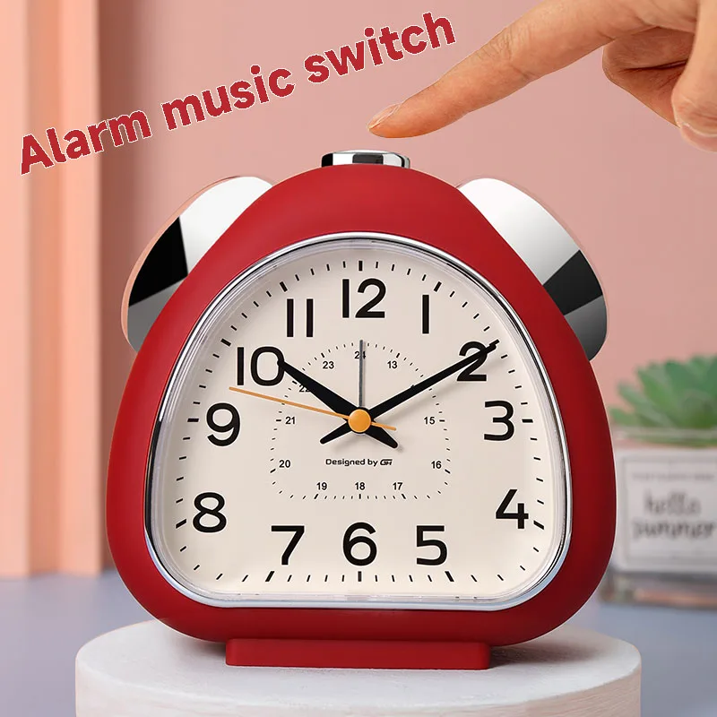 Music Alarm Clock, Snooze Night Light Function, Large Digital Clock, Versatile Scene, A Must-Have for the Back-to-School Season