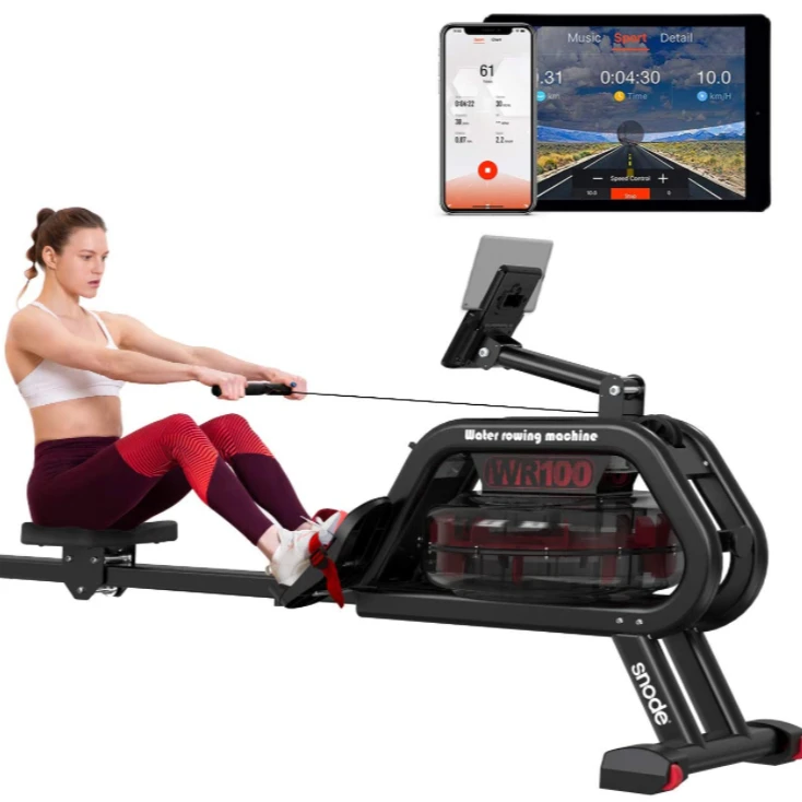 Snode Portable Home Use Indoor Rowing Machine Easy-to-Collect Water Rowers Factory Wholesale Price