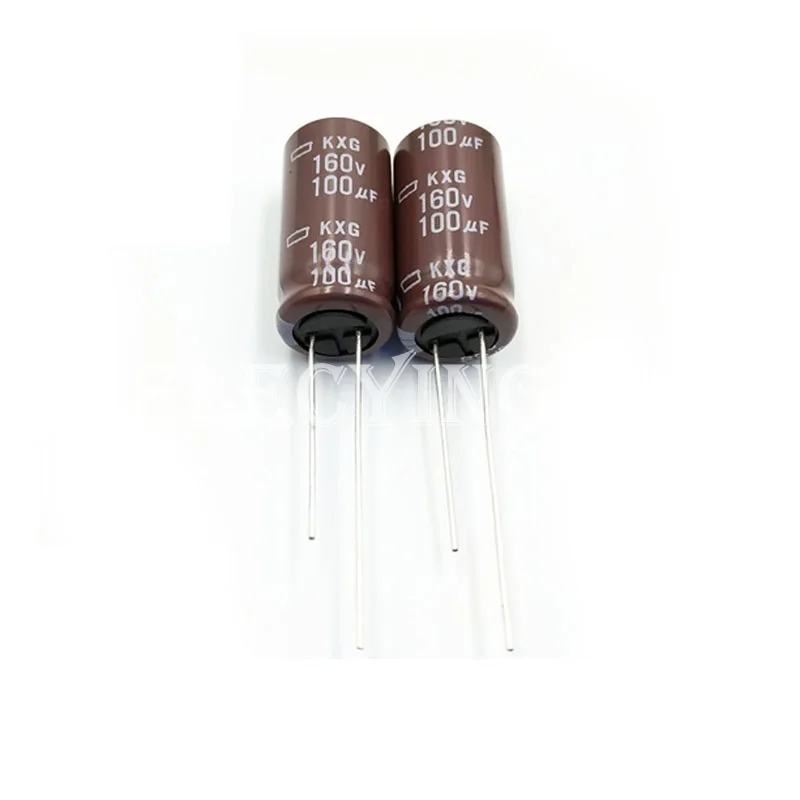 Nippon Chemi-con NCC 160V100UF KXG 12.5X25 EKXG161ELL101MK25S Aluminum Electrolytic Capacitor Long Life 100uF 160V