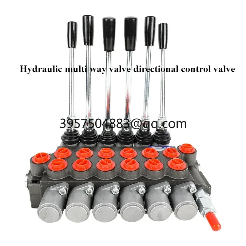 

Hydraulic multi-way valve reversing control P40/80/120 Bulgarian model with overflow Manual directional valve