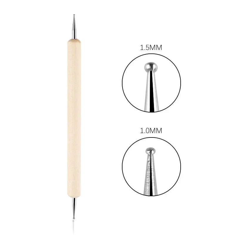 Stylo de pointillage en spirale pour nail art, outil de manucure à faire soi-même, dessin, peinture, marbre, nouveauté