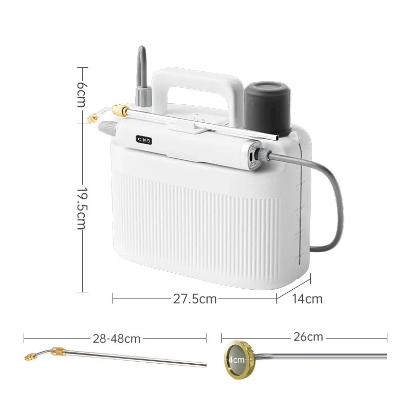 Backpack-Style Garden Electric Sprayer, Electric Tool for Pesticide Application/Watering Plants, Mini Mist Sprayer 2000mAh