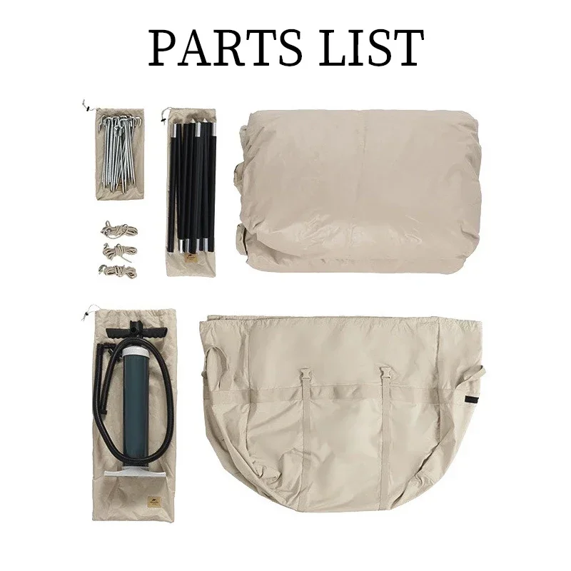 6 أمتار مربعة نفخ الخيام الأشعة فوق البنفسجية حماية مقاوم للماء منزل الهواء خيمة قابلة للنفخ للتخييم في الهواء الطلق