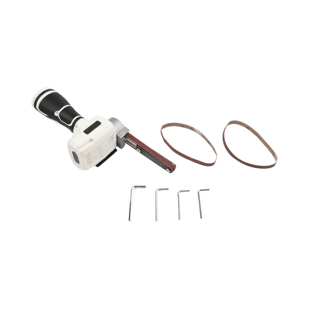 Cordless Belt Sander Compatible with Standard Sanding Belts for Broad Use Carpentry Metalworking and Restoration Work