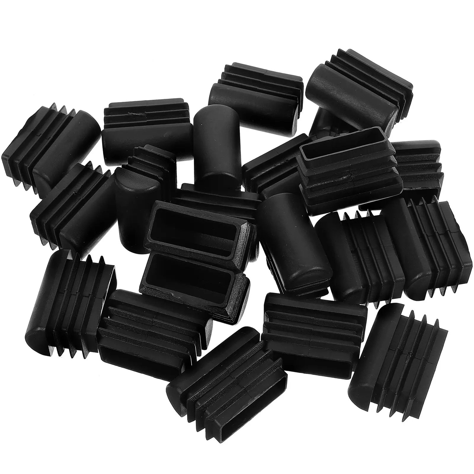 20Pcs Furniture Leg Plugs Strong Wear Resistant Pipe Hole Plugs Chair Table Stool Floor Protectors Tubing End Caps Furniture
