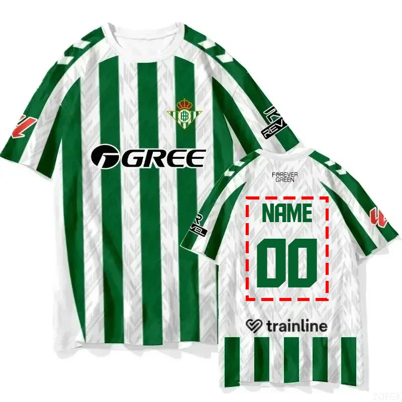 Camiseta Personalizada Nueva de Verano para Entrenamiento de Fútbol, Camiseta Deportiva para Jugadores, Jersey de Fútbol para Adultos, Ropa Deportiva de Secado Rápido, Tops Casuales