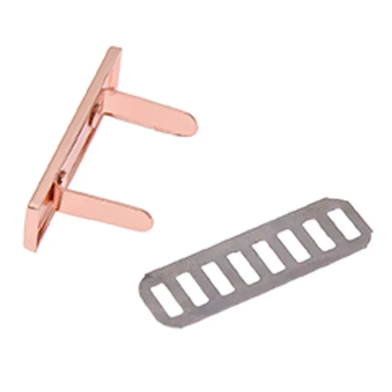 10Pcs Alloy Labels Rectangle Metal Handmade Garment Labels Tags For Jeans Shoes Bags Tags DIY Craft Decoration Accessories