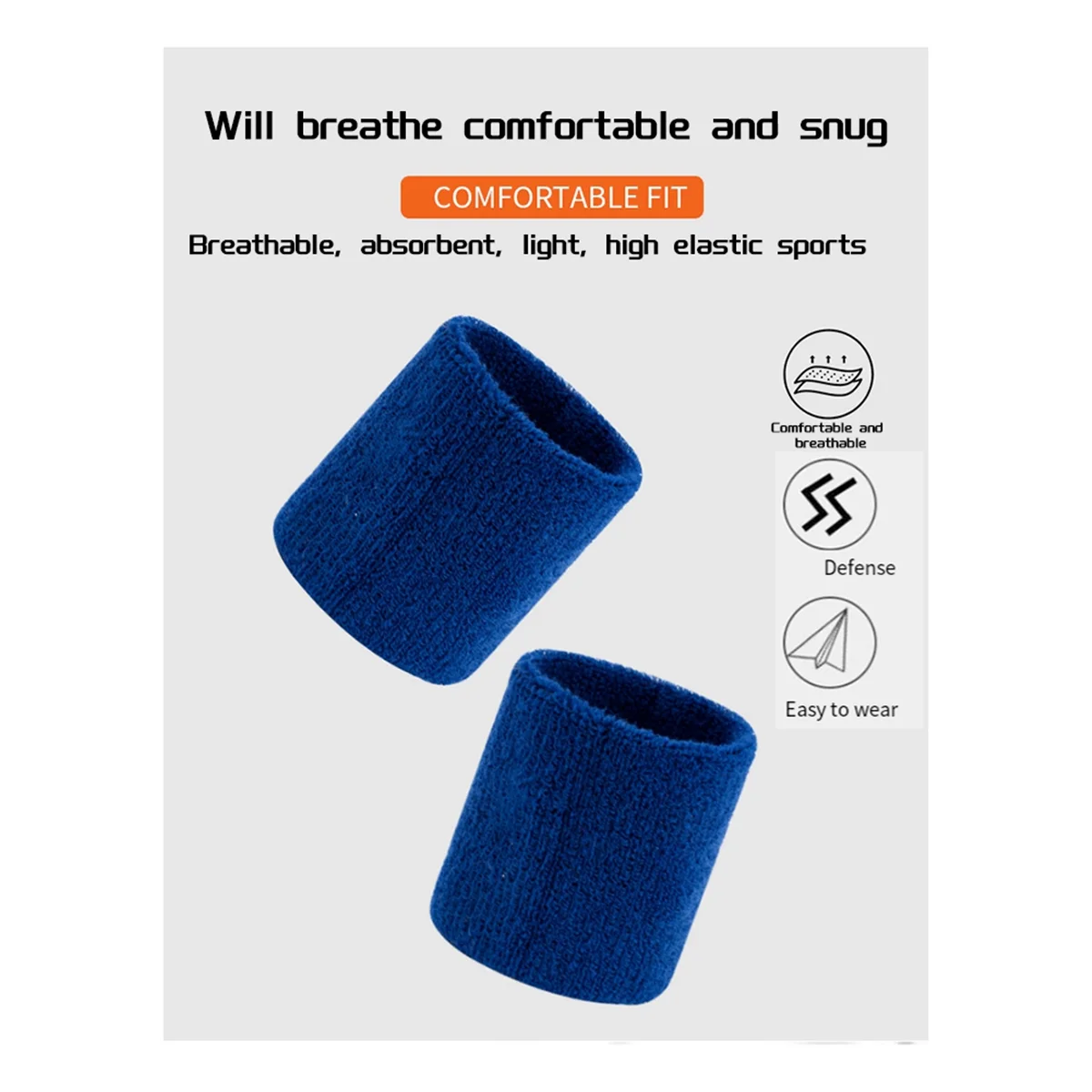 AA38M 1 par de muñequeras depo - Wristband Pair Sweat reseña y precio