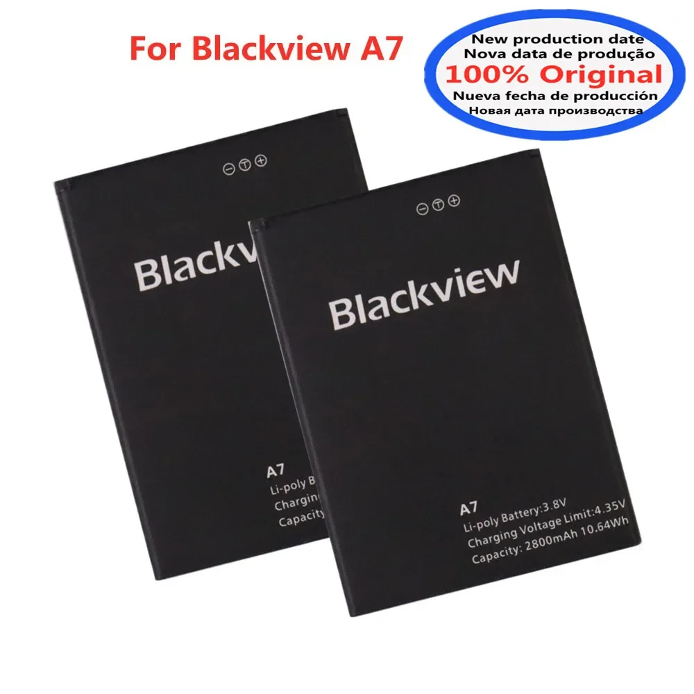 

New 100% Original Battery For Blackview A7 2800mAh Cell Phone High Quality Replacement Battery Batteries