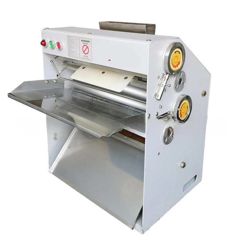 Máquina automática de prensado de masa de pizza, máquina de prensado de pizza, equipo de pizzeria, máquina formadora de base de pastel