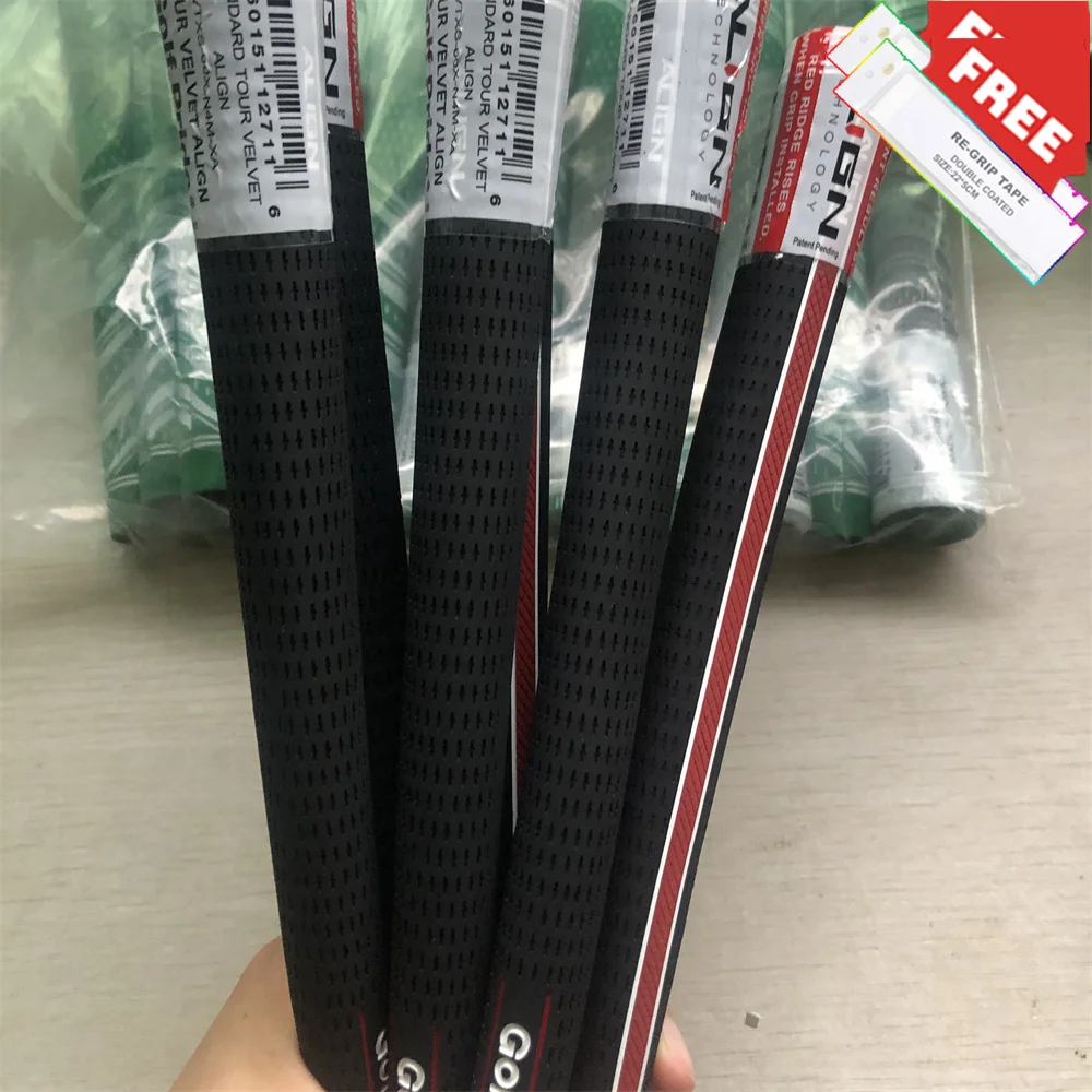 

10/13pcs Free Tape Tour Velvet Golf Putter Grip Standard Iron Wood Golf Grip Midsize Rubber Dorsal Crest Line Golf Club Grip Kit