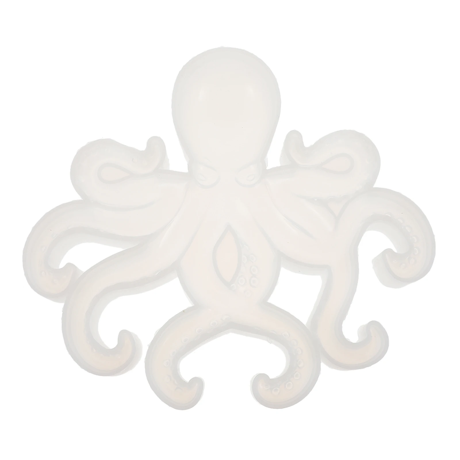 Making Octopus Mold Silicone Tool White Silica Gel Animal Molds for Epoxy Resin