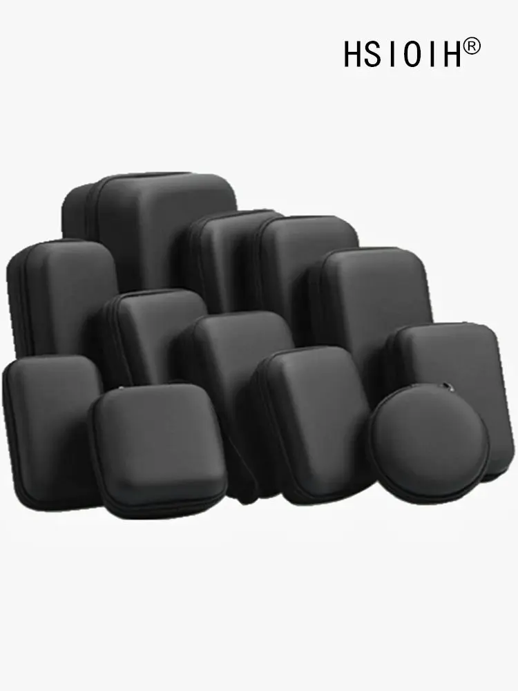Sac pour multimètre numérique, sac à outils noir pour écouteurs, sac antichoc, boîte EVA, étui pour câble de chargeur d'écouteurs, boîtes EVA
