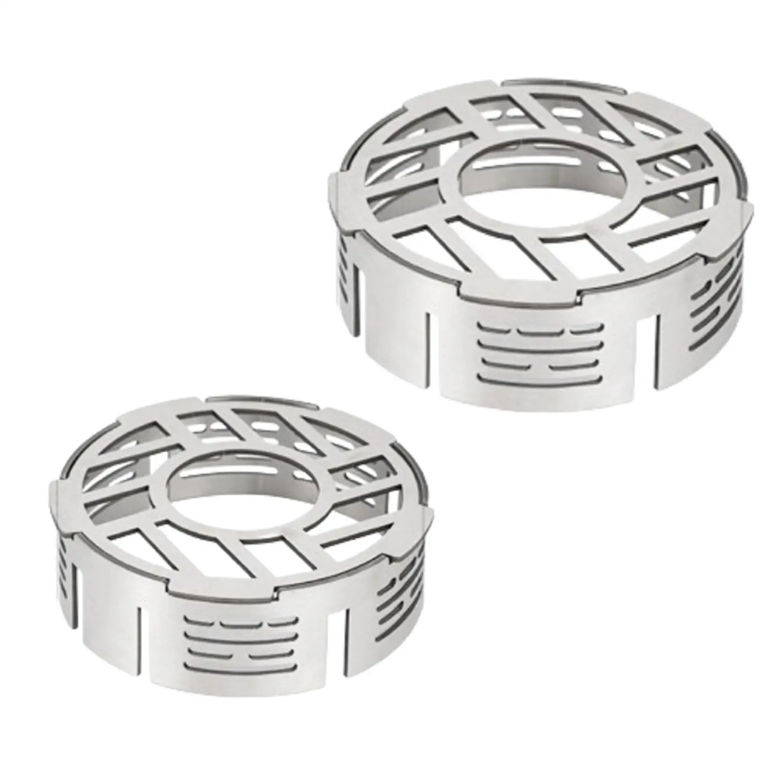 

Кемпинговая плита Лобовое стекло Легкая ветрозащитная круглая газовая плита из нержавеющей стали