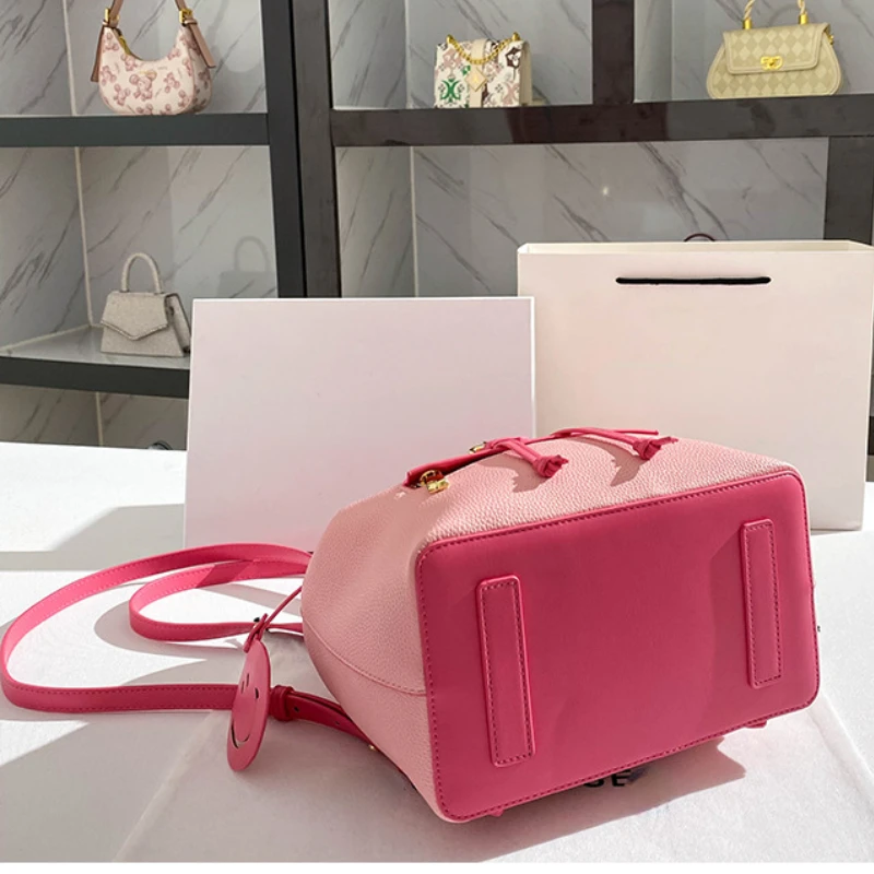 Trend Women Backpack Luxury Designer School Backpack Pink Office Mini Sac A Dos New Shoulder Bag Ladies mochilas para mujer