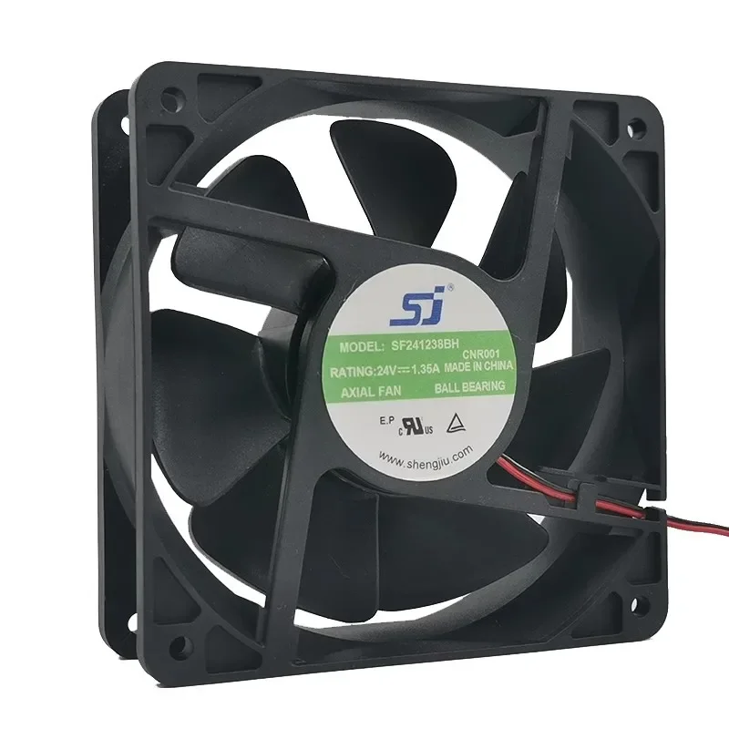 + nouveau 12 cm pour SF241238BH DC 24 V 1.35A 12038 120*120*38 MM Double boule fréquence Variable ventilateur de refroidissement à haut débit d'air