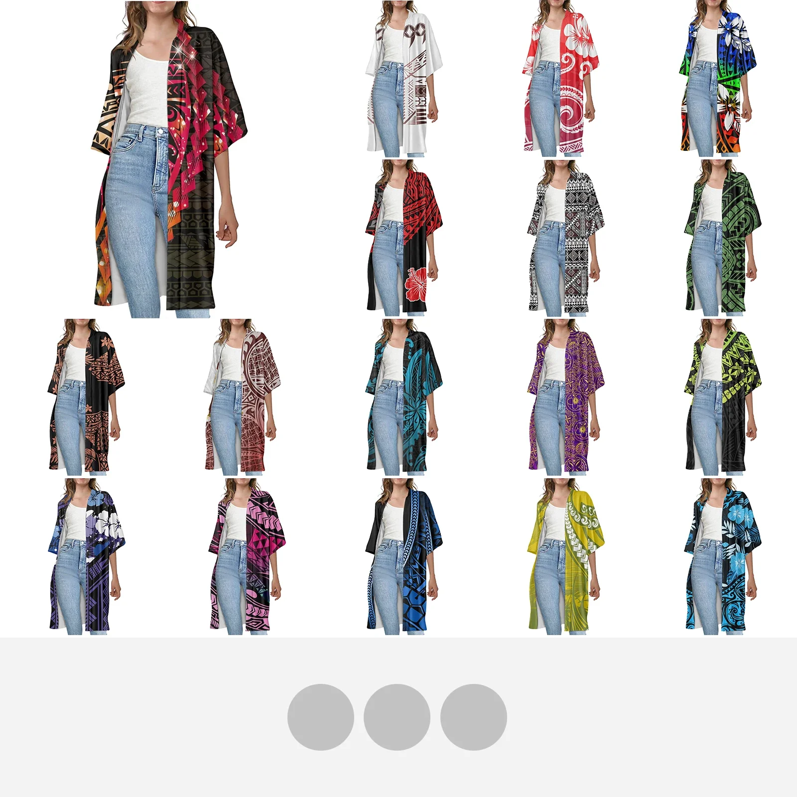 Long Parkas For Women, Polynesian Tribal, Tongan Totem, Tattoo Prints, Oversized Jacket, Fashion Thicken Jacket For Ladies