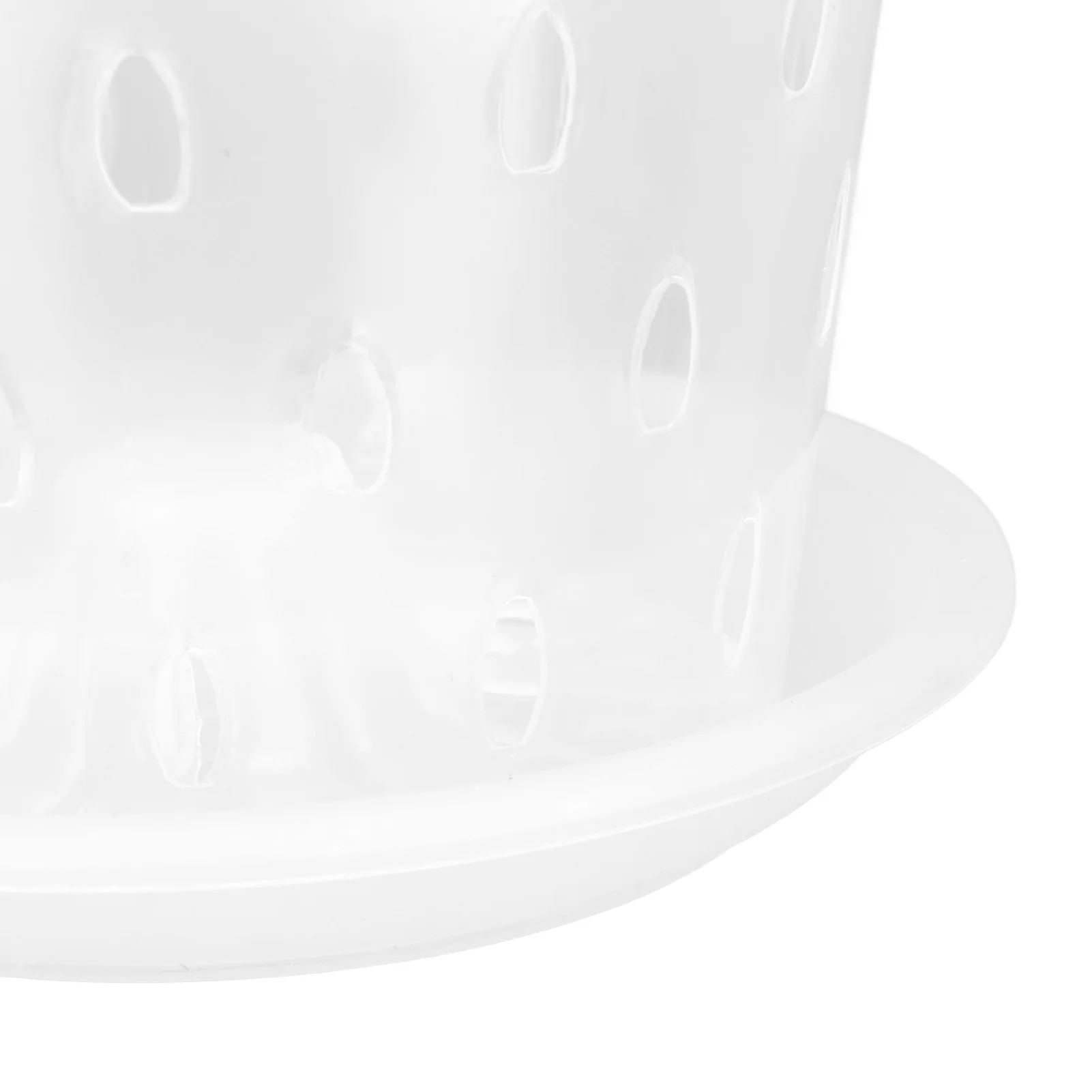 5pcs Plastic Orchid Flower Pot Breathable Planter With Tray Transparent Flowerpot For Home Garden