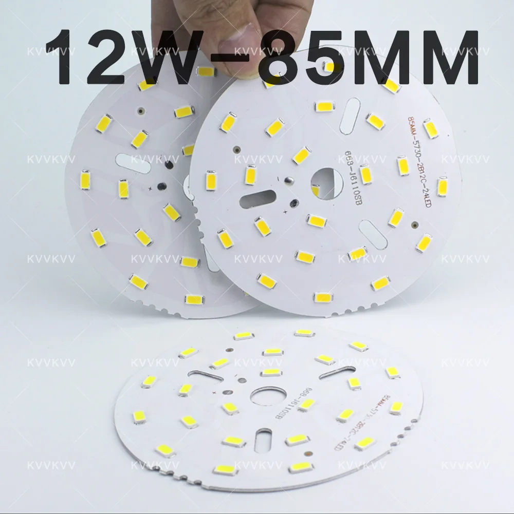 1PCS High Power LED Chip 12W 18W 15W LED Diode 65MM 85MM 100MM Bulb Lamp Round Light Source Board For LED Downlight Spotlight image 3