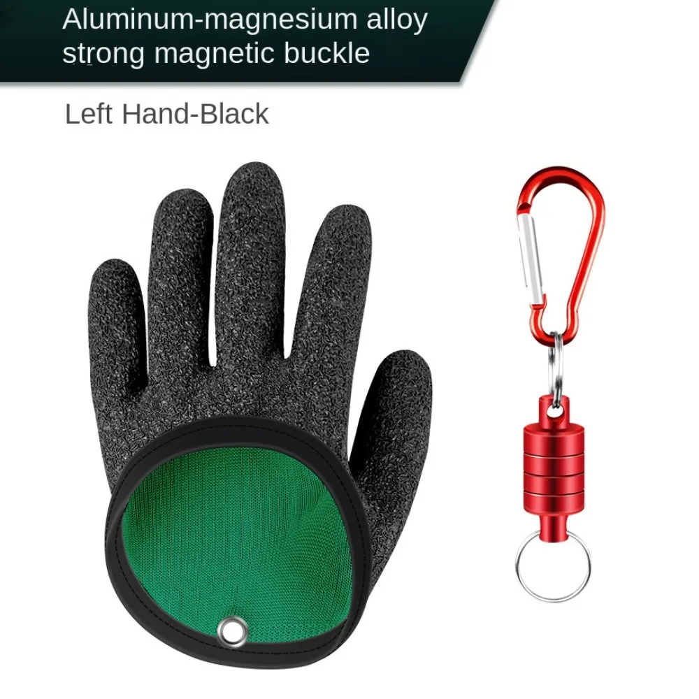 Waterdichte visvangende latexhandschoenen Slijtvaste multifunctionele anti-steek vishandschoenen links/rechts volledige vinger