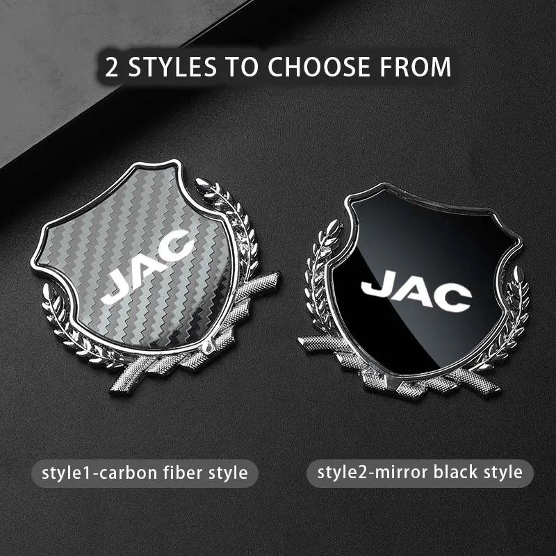 

Car Side Modification Sign Triangular Metal Sticke For JAC Refine J3 J2 S5 A5 J5 J6 J4 Vapour S2 T8 Logo 2024 2023 Accessories