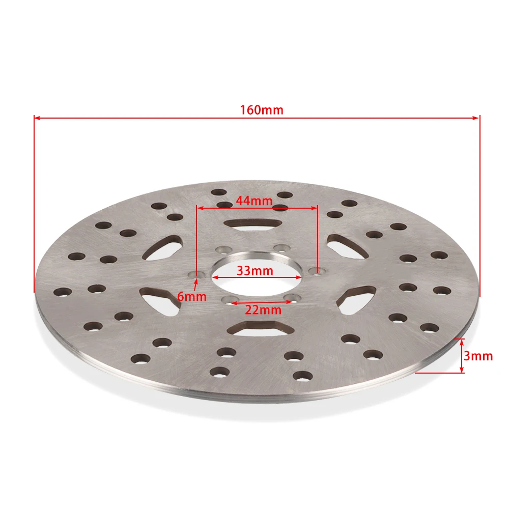 160MM Motorcycle Accessories Brake Disc For  Racing ATV Jinling 250cc 300cc parts EEC JLA-21B JLA-931 Quad Bike Accessories