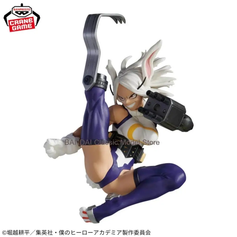 Banpresto My Hero Academia Mirko Anime Figurine 16cm Original Model the Amazing Heroes Collection Gift