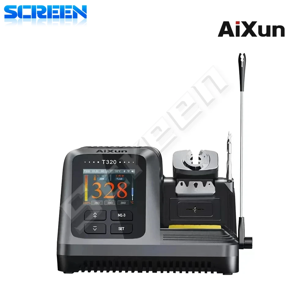 AIXUN T320 Soldering Station T245 C210 Soldering Handle Tip 200W 2S Heating Solder Paste For Mobile Phone Repair Welding Machine