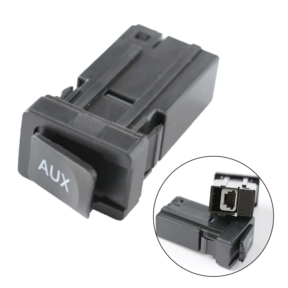 Car AUX Interface for Audio Socket Car Interior Enhancements ABS Material Center Console Fit For Corolla 2009-2013