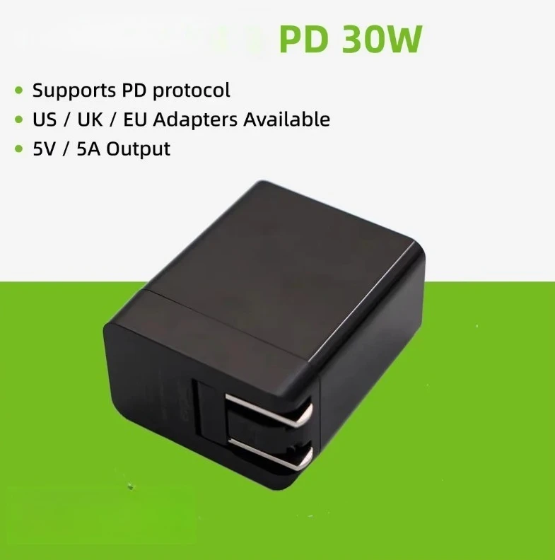 Radxa Power PD 30W Set EU and Power Plug Adapter and C to C Cable for PD 30W-normal