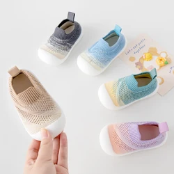 New gradient color simple personalized baby toddler shoes non-slip infant and toddler insulation baby shoes