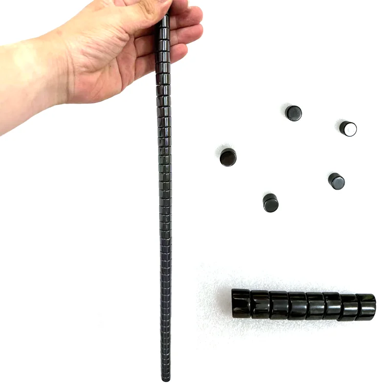 원형 실린더 연마 강력 자석 냉장고 자석 훅 푸시 핀 공예 사진 냉장고 화이트보드 교육 도구