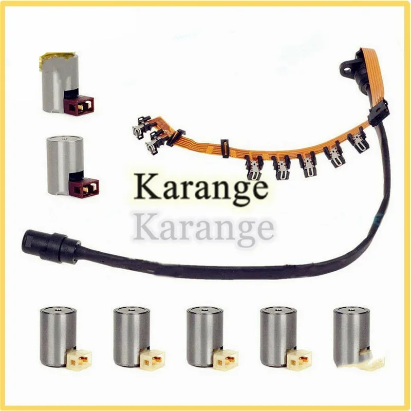 01M 01M095 097927365D Transmission Solenoid Kit With Wiring Harness Compatible With VW Volkswagen 096 1995-On 99105