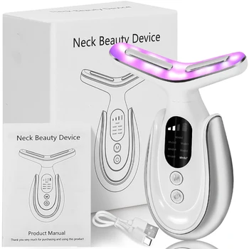Skin rejuvenation instrument neck face lifting and tightening Anti Aging artifact facial Sonic vibration massager beauty device