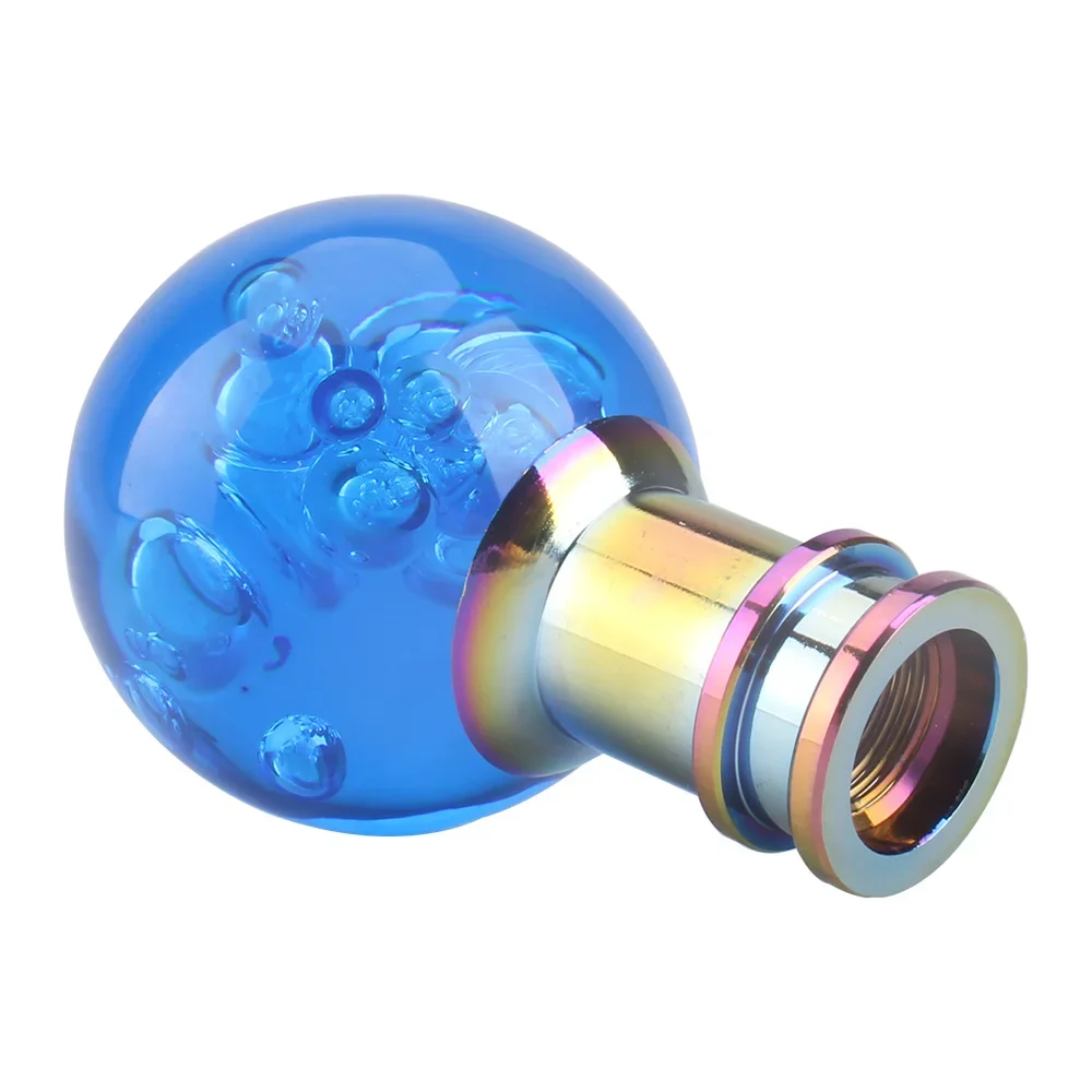 مقبض تغيير حركة أكريليك للسيارة ، ناقل حركة يدوي ، مقبض تغيير الرأس ، كريستال عصا ، فقاعة شفافة ، واضح مضيء #5