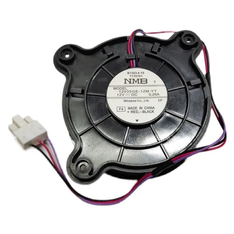 DC12V 0.26A Refrigerator Fan Motor for Midea BCD-241WGM 12035GE-12M-YT Replacement Fan Parts