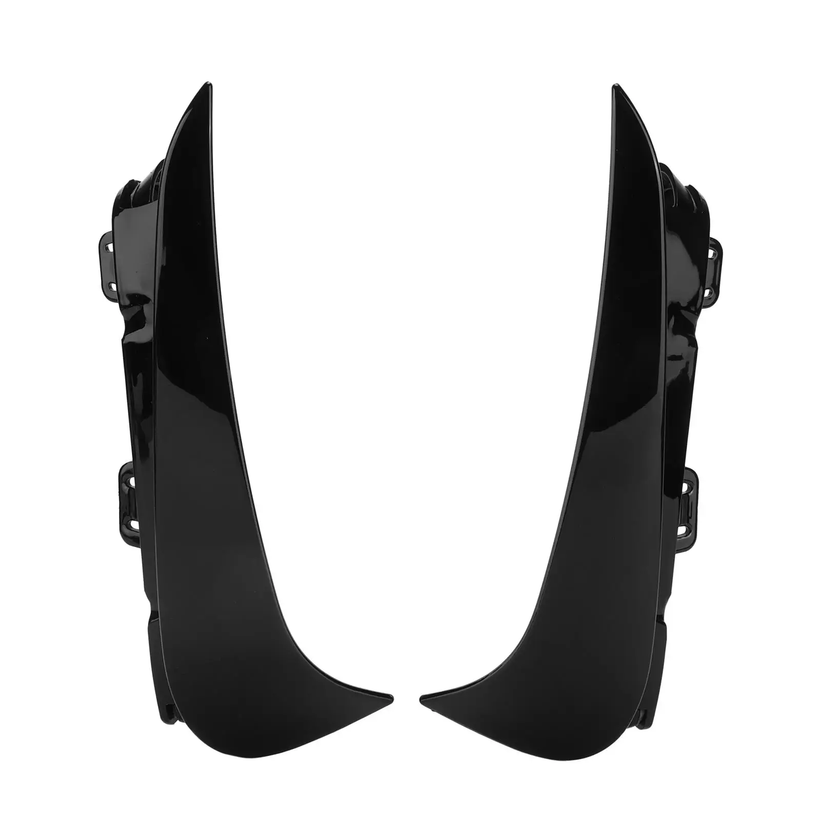 

Gloss Black Rear Bumper Side Vent Canard Trims for BMW 3 Series G20 G21 M Sport 2019 2020 2021