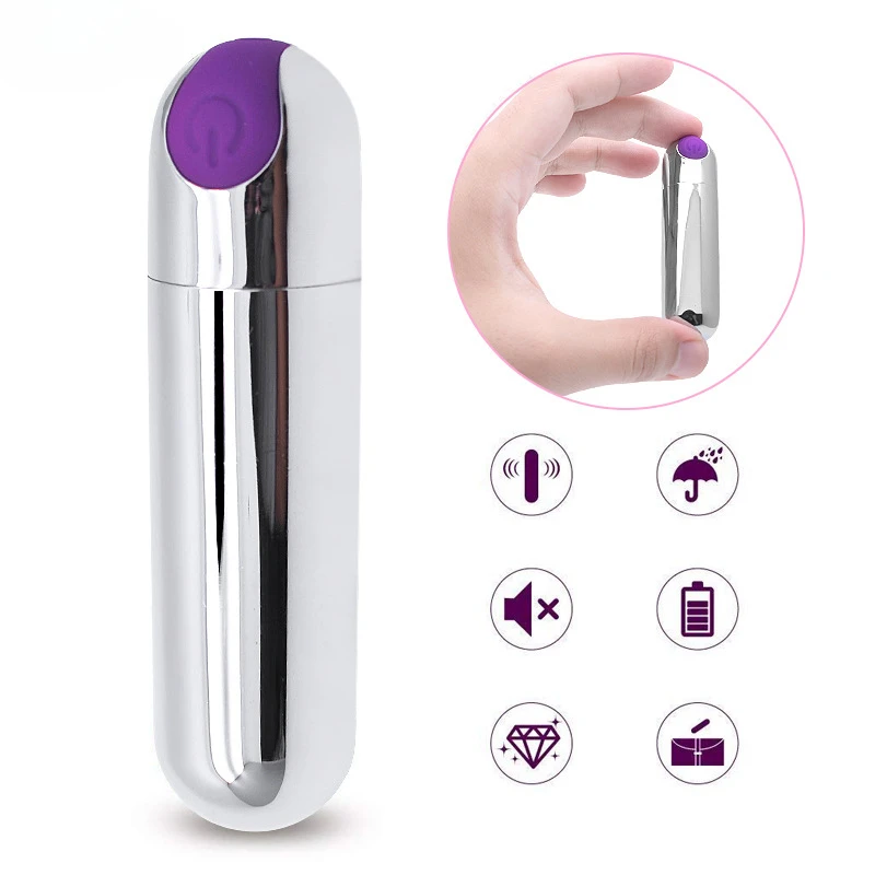 10 Speeds Mini Bullet Vibrator Clitoris Stimulator G-spot Orgasm Dildo Vibrator Sex Toy for Women Beginner Vaginal Anal Massage