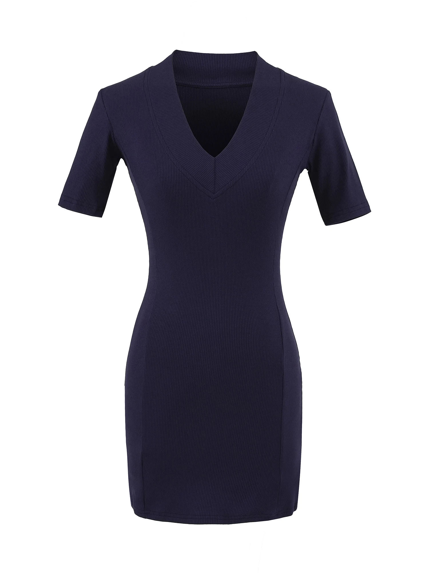 Kardaian Basic High Waist V-Ne Sexy Bodycon ort Dr Slimming Women's Faion Summer ort Skirt Tight Fit Pure Color