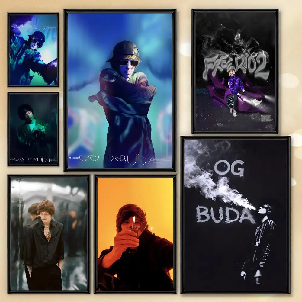 Og Buda Russia Rapper Poster HD PVC Waterproof Wall Art - Self Adhesive Reusable For Home Office Bar