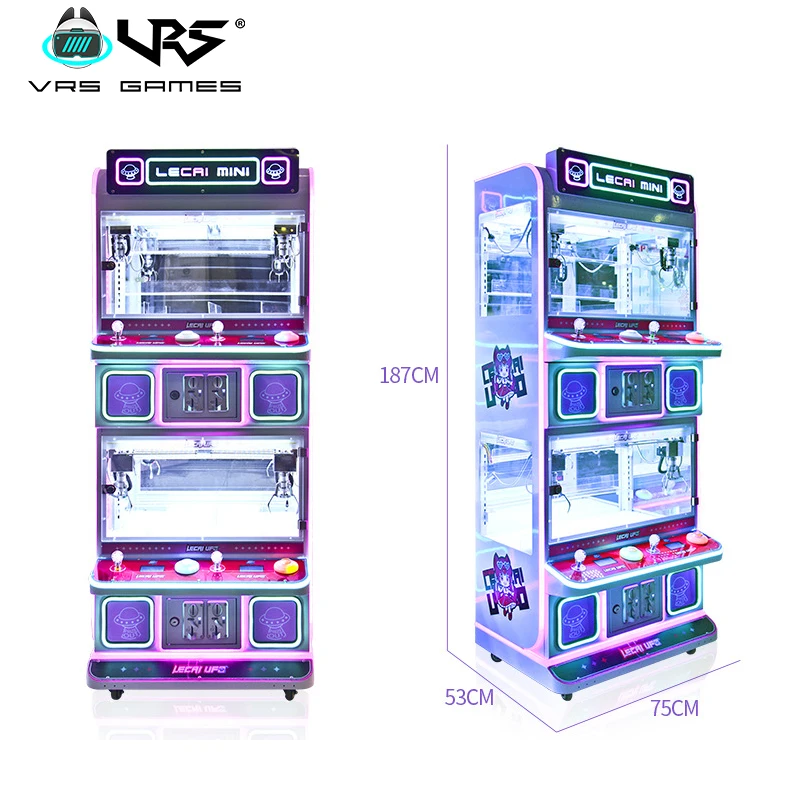 Factory claw crane claw crane 4 player claw doll machine coin pushing game machine metal gift machine for sales