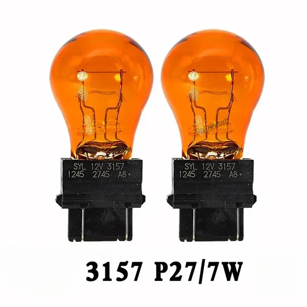 7W 12V Turn Signal Light Brake Light 3157 Bulb for Jeep Wrangler Compass Grand Cherokee Commander for Chrysler 300C Sebring P27